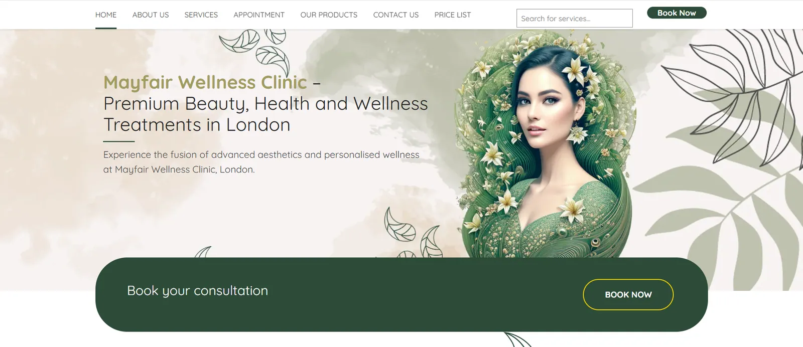 Site de Mayfair Clinic