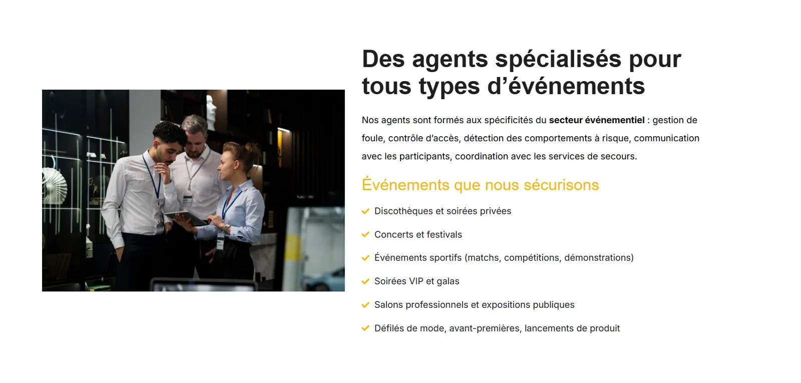 Présentation des interventions.