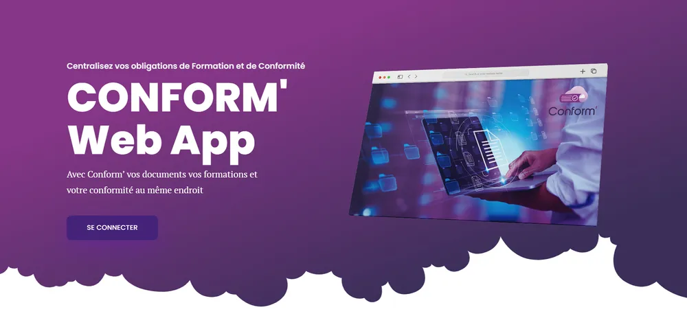 Aperçu de l'application web Conform conçue par Atelier Cadran